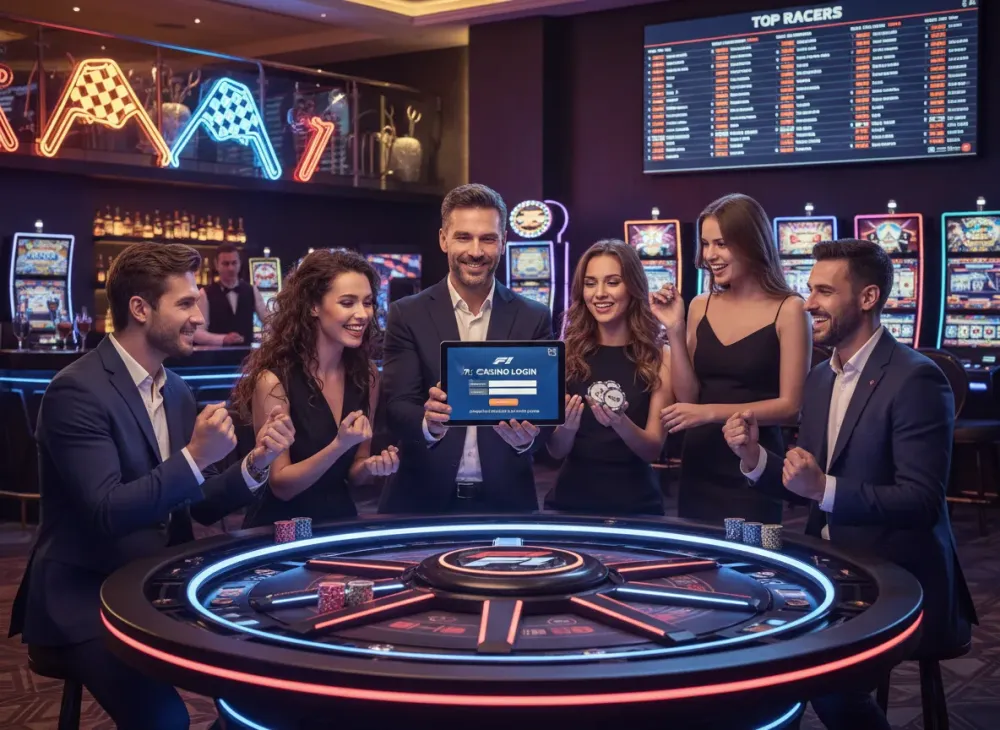 login f1 casino